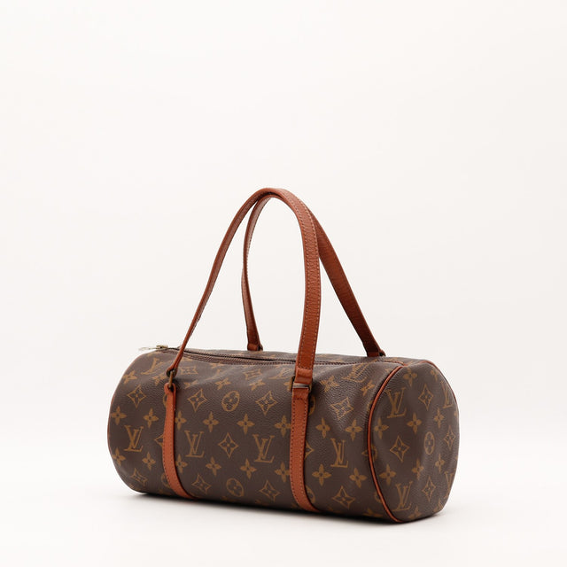 Vue de dos Louis Vuitton Papillon 30 Toile Monogramme occasion authentique — AMANA Vintage