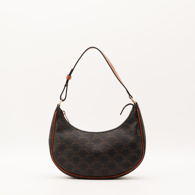 Sac Céline Ava toile Triomphe vue de face occasion authentique — AMANA Vintage