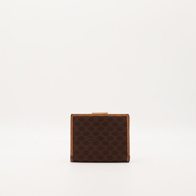 Dos portefeuille Celine Macadam toile monogramme marron — AMANA Vintage
