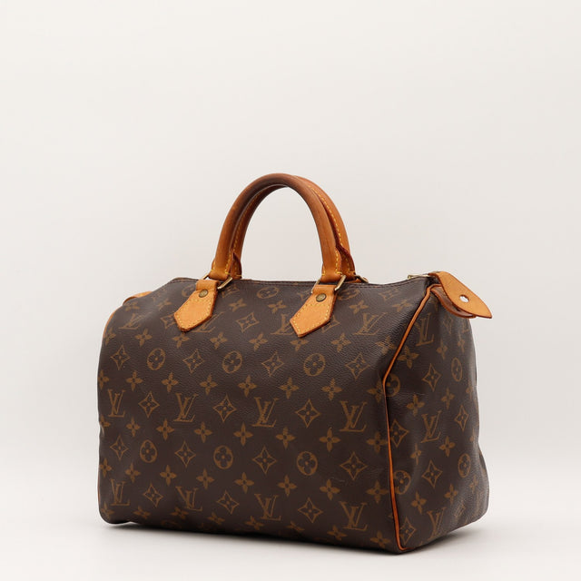 Vue de dos Louis Vuitton Speedy 30 Toile Monogramme occasion authentique — AMANA Vintage