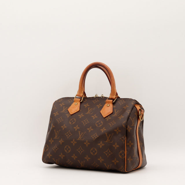 Vue de dos Louis Vuitton Speedy Bandoulière 25 Toile Monogramme occasion authentique — AMANA Vintage