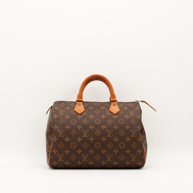 Sac Louis Vuitton Speedy 30 Toile Monogramme vue de face occasion authentique — AMANA Vintage