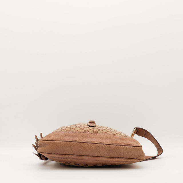 Anse tressée cuir Gucci New Jackie occasion authentique — AMANA Vintage