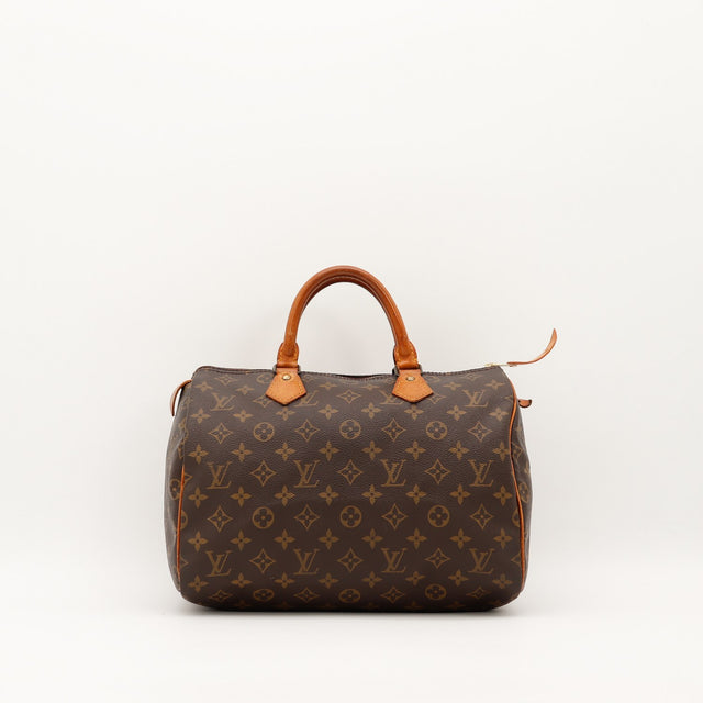 Sac Louis Vuitton Speedy 30 toile Monogramme vue de face occasion authentique — AMANA Vintage