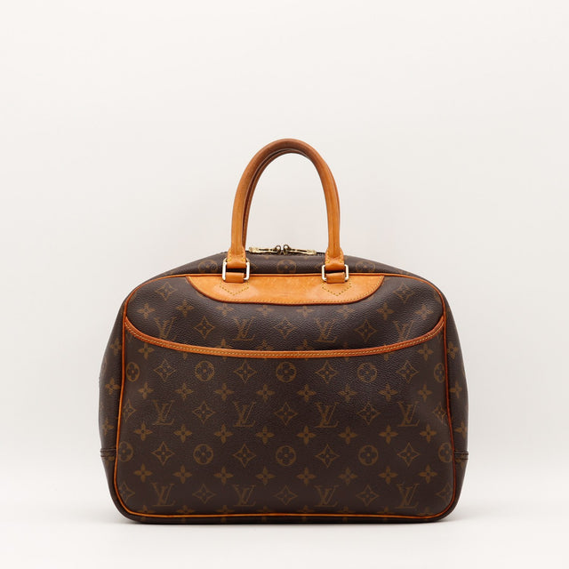 Vue de face Louis Vuitton Deauville Toile Monogramme occasion authentique — AMANA Vintage