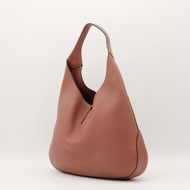 Coins inférieurs Gucci Jackie cuir grainé terracotta — AMANA Vintage