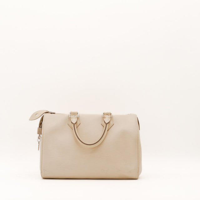 Louis Vuitton Speedy 30 Épi ivoire achteraanzicht tweedehands — AMANA Vintage