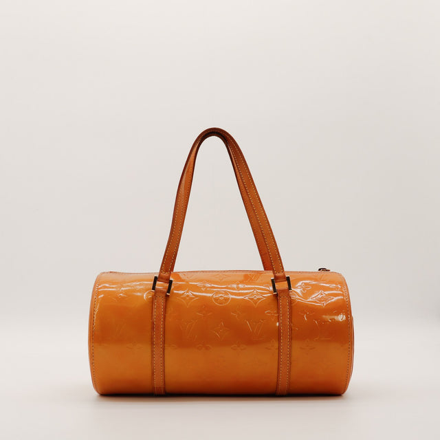 Sac Louis Vuitton Bedford Vernis caramel vue de face occasion authentique — AMANA Vintage