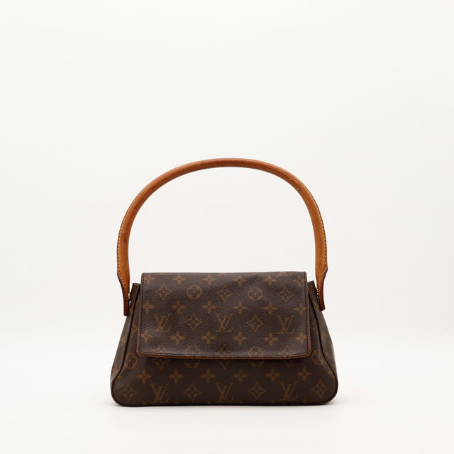 Sac Louis Vuitton Looping toile Monogram vue de face occasion authentique — AMANA Vintage