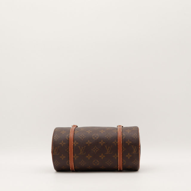 Détail fermeture éclair et tirette Louis Vuitton Papillon 26 — AMANA Vintage