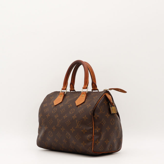 Vue de dos Louis Vuitton Speedy 25 Toile Monogramme occasion authentique — AMANA Vintage