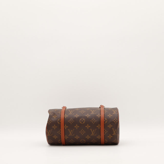 Détail fermeture éclair dorée Louis Vuitton Papillon 26 — AMANA Vintage
