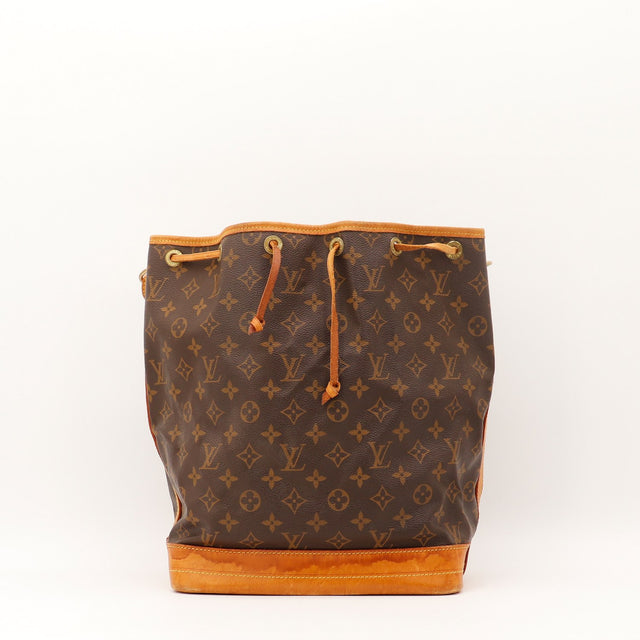 Vue de face Louis Vuitton Noé Toile Monogramme occasion authentique — AMANA Vintage