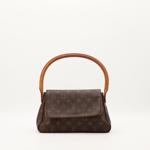 Sac Louis Vuitton Looping MM toile Monogram vue de face occasion authentique — AMANA Vintage