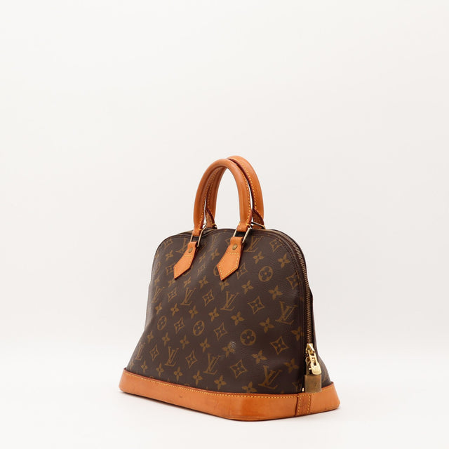 Vue de dos du sac Louis Vuitton Alma PM Toile Monogramme occasion authentique — AMANA Vintage