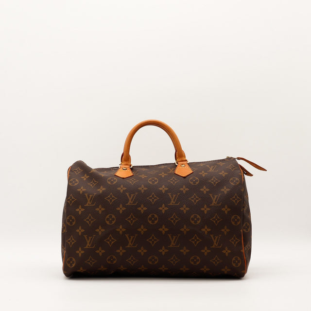 Sac Louis Vuitton Speedy 35 Toile Monogramme vue de face occasion authentique — AMANA Vintage