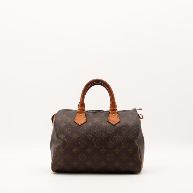 Sac Louis Vuitton Speedy 25 toile Monogram vue de face occasion authentique — AMANA Vintage