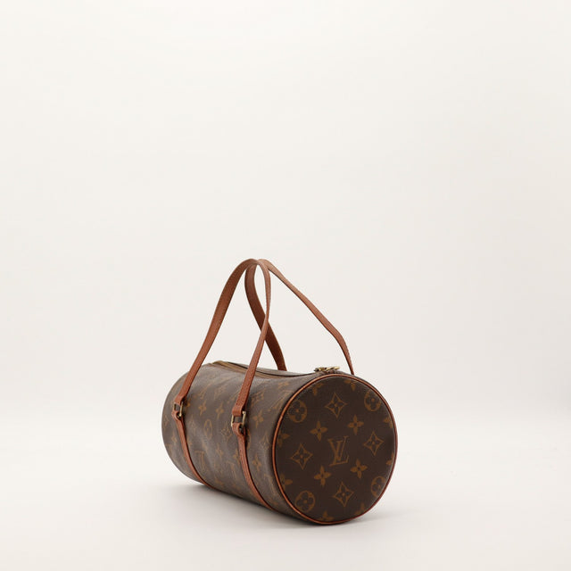 Louis Vuitton Papillon 26 vue de profil toile Monogram occasion authentique — AMANA Vintage