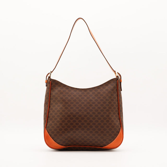 Sac Céline Hobo Macadam toile enduite vue de dos occasion authentique — AMANA Vintage