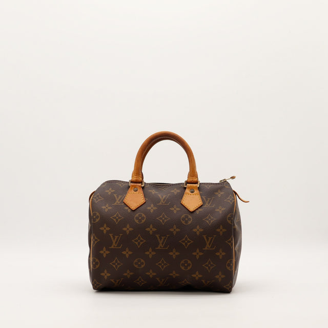 Sac Louis Vuitton Speedy 25 Toile Monogram vue de face occasion authentique — AMANA Vintage