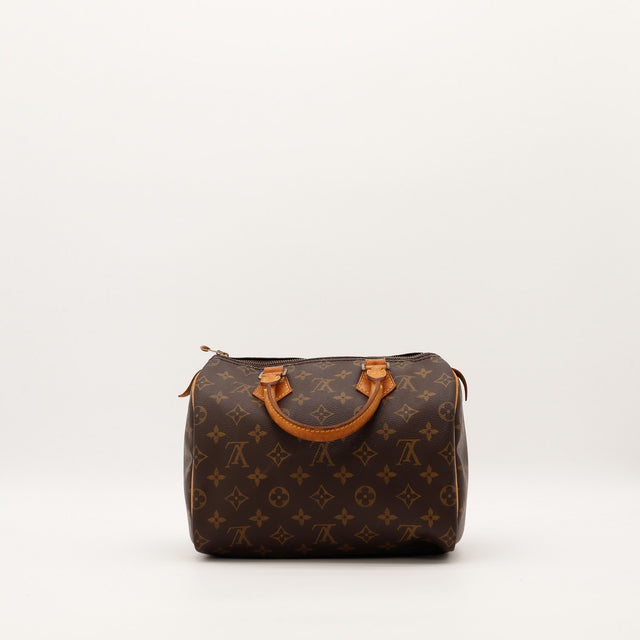 Louis Vuitton Speedy 25 achteraanzicht Monogram-canvas authentieke tweedehands — AMANA Vintage