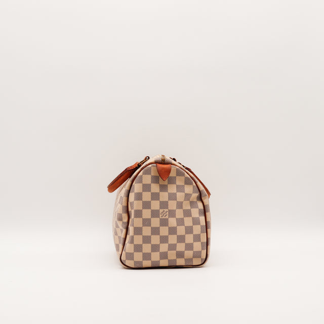 De Speedy 30 Louis Vuitton in Damier Azur