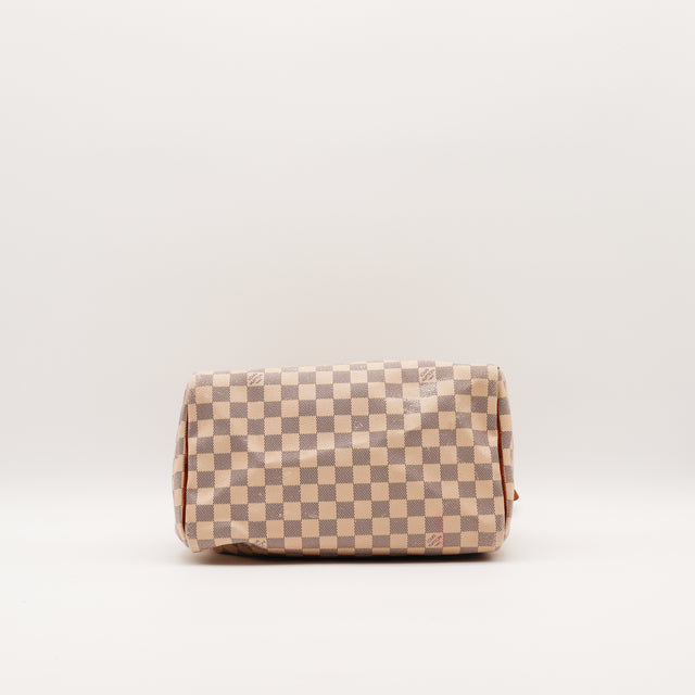 De Speedy 30 Louis Vuitton in Damier Azur