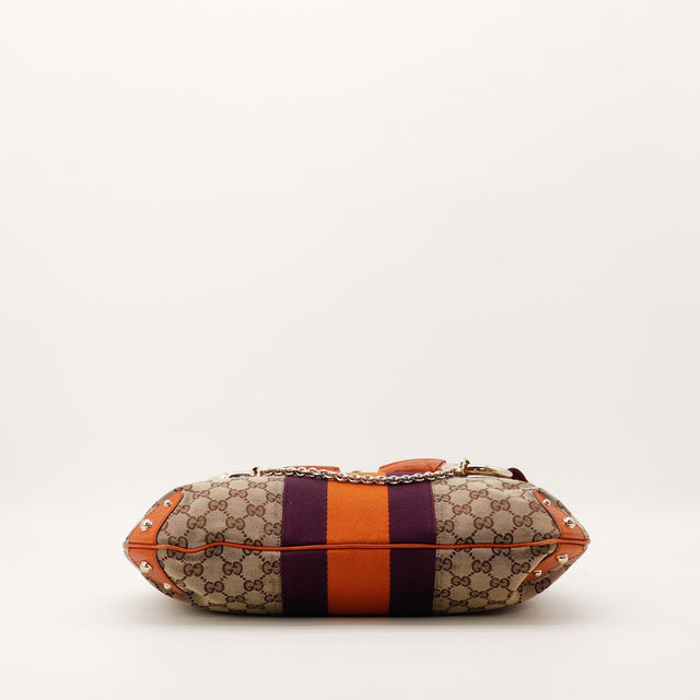 borsa Gucci Hobo Horsebit vista dal basso autentico di seconda mano — AMANA Vintage