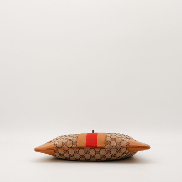 Sac Gucci Jackie vue de dessous toile occasion authentique — AMANA Vintage