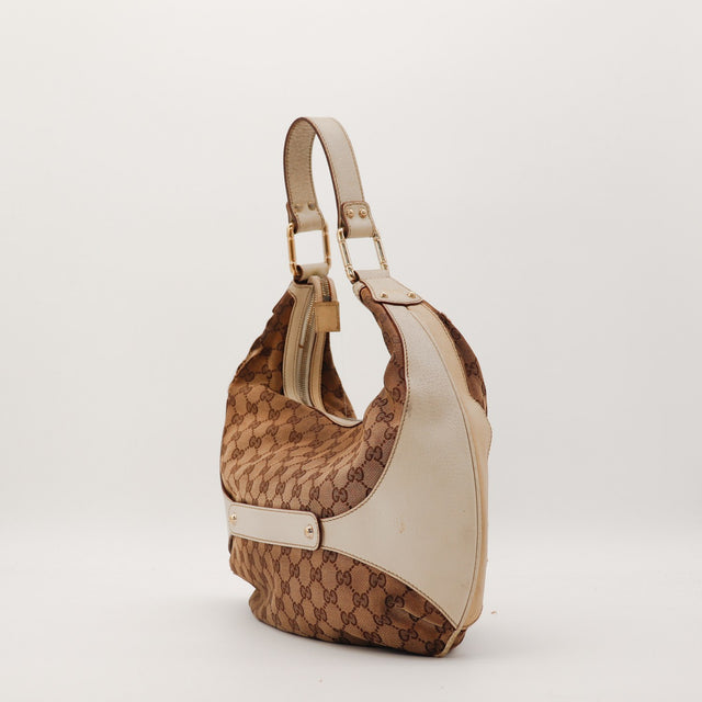 Sac Gucci Hobo Bamboo profil structure souple occasion authentique — AMANA Vintage
