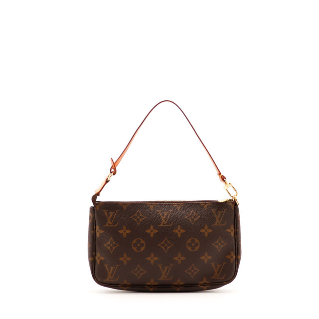 Vue de face Louis Vuitton Pochette Accessoires Toile Monogramme occasion authentique — AMANA Vintage