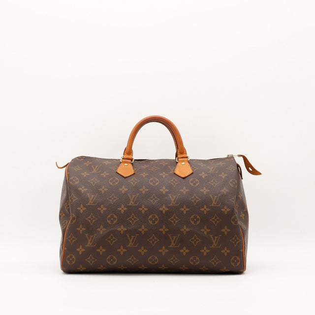 Sac Louis Vuitton Speedy 35 Toile Monogramme vue de face occasion authentique — AMANA Vintage