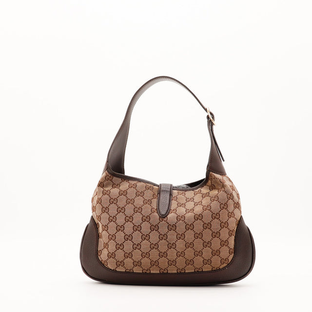Sac Gucci Jackie toile monogrammée vue arrière occasion authentique — AMANA Vintage