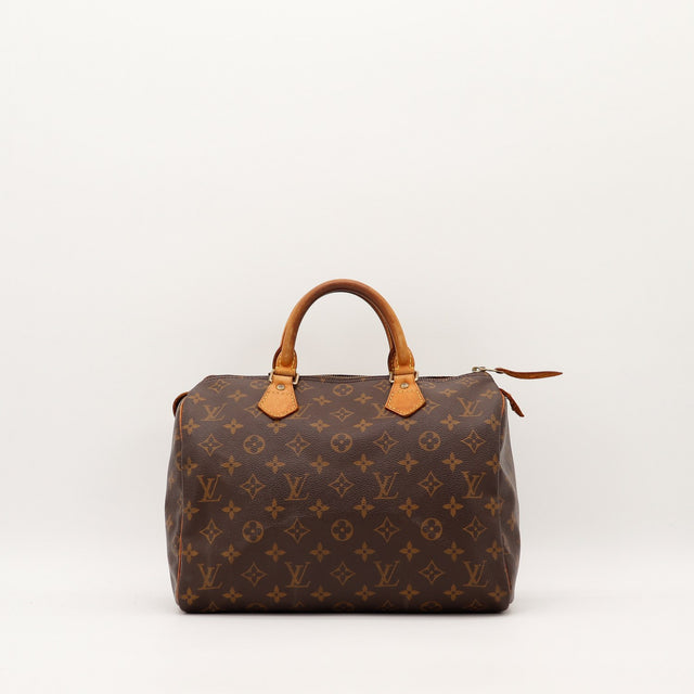 Sac Louis Vuitton Speedy 30 Toile Monogram vue de face occasion authentique — AMANA Vintage