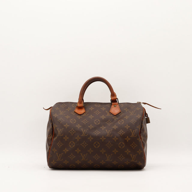 Sac Louis Vuitton Speedy 35 Toile Monogramme vue de face occasion authentique — AMANA Vintage