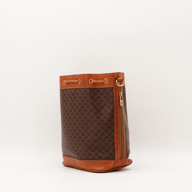 Intérieur du sac seau Céline Macadam occasion authentique — AMANA Vintage