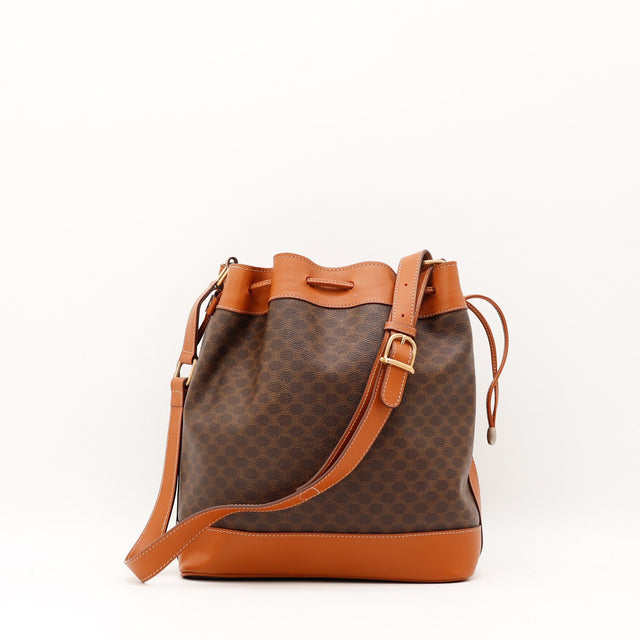 Sac seau Céline Macadam vue de côté occasion authentique — AMANA Vintage