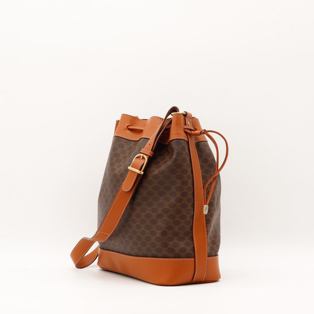 Intérieur du sac seau Céline Macadam occasion authentique — AMANA Vintage