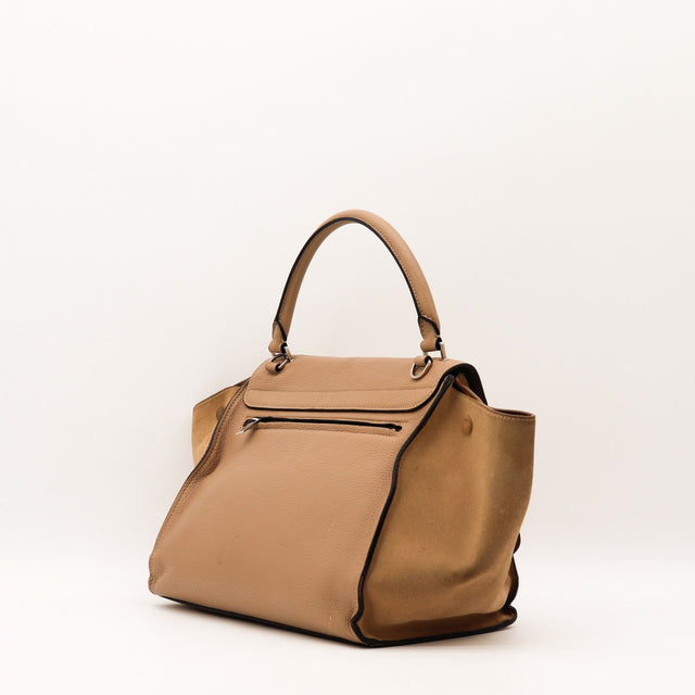 Intérieur du sac Céline Trapèze Medium estampille Celine Paris — AMANA Vintage