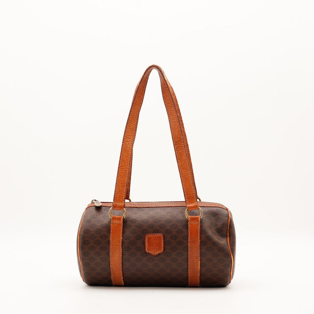 Céline Papillon Macadam toile monogrammée marron vue de face occasion authentique — AMANA Vintage