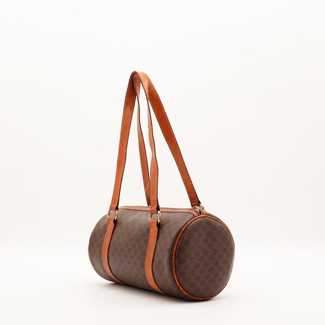 Céline Papillon Macadam vue de trois quarts droit détail anse — AMANA Vintage