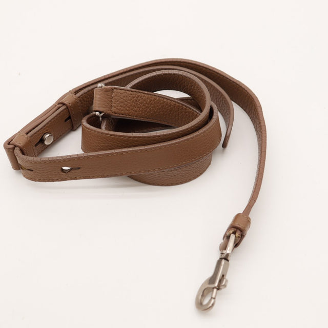 Bandoulière amovible Saint Laurent Sac de Jour Small cuir grainé marron — AMANA Vintage