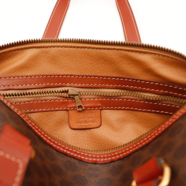 Intérieur doublure cuir Céline Papillon Macadam poche zippée occasion authentique — AMANA Vintage
