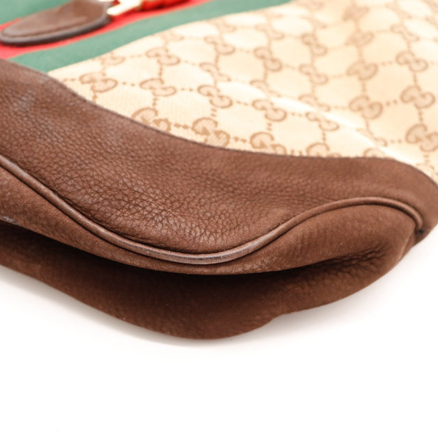 Détail cuir base Gucci New Jackie occasion authentique — AMANA Vintage