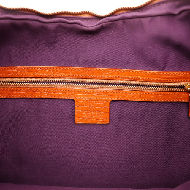 interno fodera viola Gucci Hobo Horsebit autentico di seconda mano — AMANA Vintage