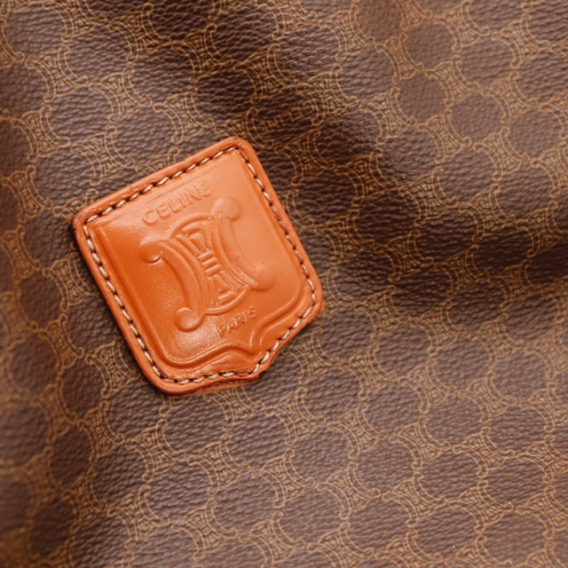 Bandoulière réglable en cuir du sac seau Céline Macadam — AMANA Vintage