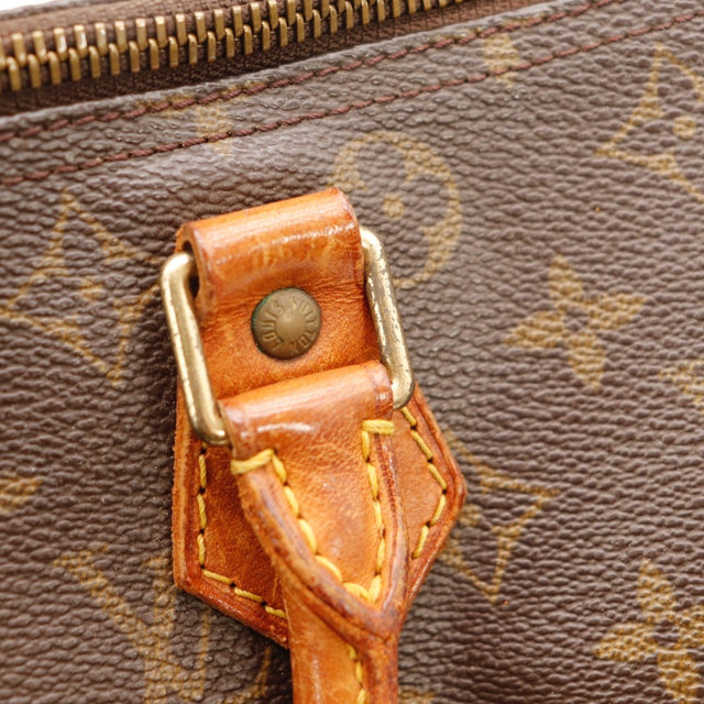 Détail de la fermeture éclair Louis Vuitton Speedy 30 Toile Monogramme occasion authentique — AMANA Vintage
