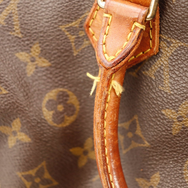 Détail des bordures Louis Vuitton Speedy 30 Toile Monogramme occasion authentique — AMANA Vintage
