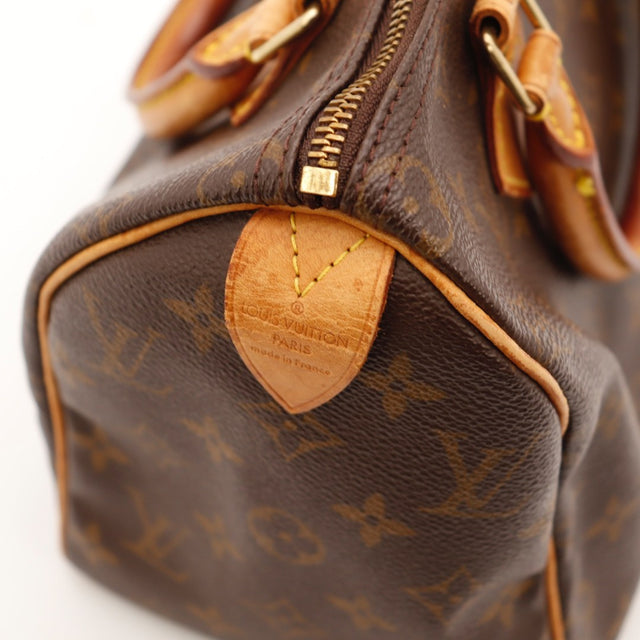 Vue du fond Louis Vuitton Speedy 25 Toile Monogramme occasion authentique — AMANA Vintage