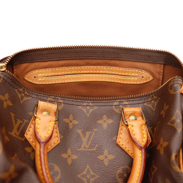 Vue du fond Louis Vuitton Speedy 25 Toile Monogramme occasion authentique — AMANA Vintage